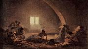 Francisco de Goya Das Pestlazarett oil painting reproduction